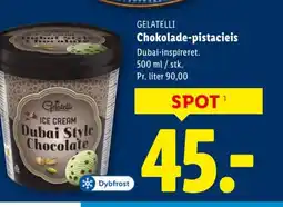 Lidl GELATELLI Chokolade-pistacieis tilbud