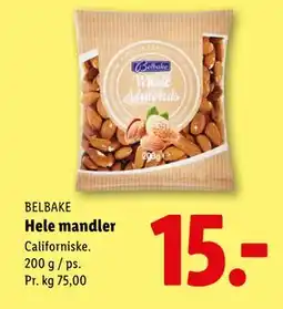 Lidl Hele mandler tilbud
