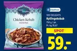 Lidl Kyllingekebab tilbud