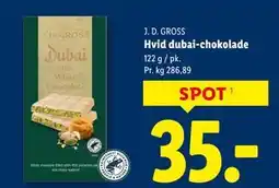 Lidl Hvid dubai-chokolade tilbud