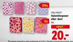 Lidl Valentinsposer eller -kort tilbud