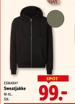 Lidl Sweatjakke tilbud