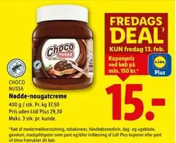 Lidl Nødde-nougatcreme tilbud