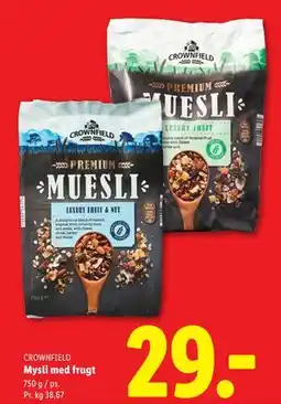 Lidl Mysli med frugt tilbud