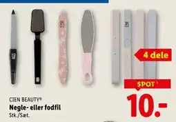 Lidl Negle- eller fodfil tilbud