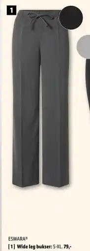 Lidl Wide leg bukser tilbud