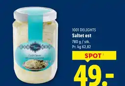 Lidl 1001 delights saltet ost tilbud