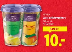 Lidl Vitasia lassi drikkeyoghurt tilbud