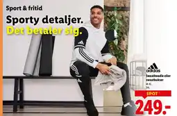 Lidl Adidas sweathoodie eller sweatbukser tilbud