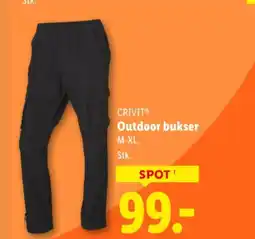 Lidl Crivit outdoor bukser tilbud
