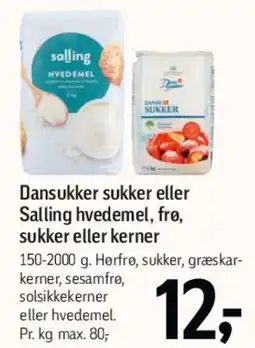 Føtex Dansukker sukker / Salling hvedemel mv. tilbud
