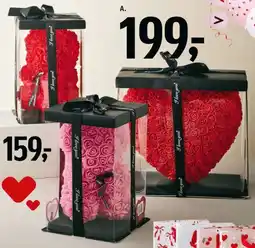 Føtex Rose hjerte / Rose bamse tilbud