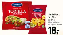 Føtex Santa Maria Tex Mex Tortilla Chips tilbud