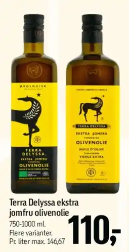 Føtex Terra Delyssa olivenolie tilbud