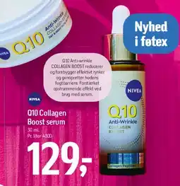 Føtex NIVEA Q10 Collagen Boost ansigtscreme tilbud