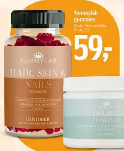 Føtex Yummylab - Hair, Skin & Nails gummies / Collagen powder tilbud