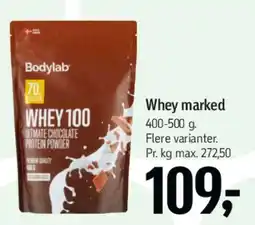 Føtex Whey 100 (proteinpulver) tilbud