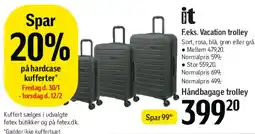 Føtex Hardcase kufferter (tilbud) tilbud