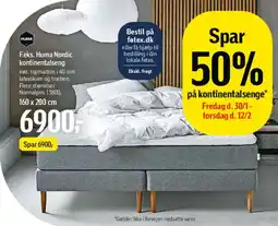 Føtex Kontinentalseng (f.eks. Huma Nordic) tilbud