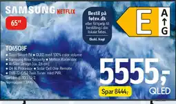 Føtex Samsung 65 TQ6508F QLED Smart TV tilbud