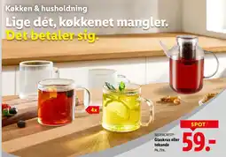 Lidl Silvercrest® glaskrus eller tekande tilbud