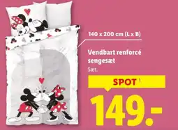 Lidl Vendbart renforcé sengesæt sæt. tilbud