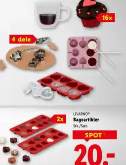 Lidl Livarno® bageartikler stk./sæt. tilbud