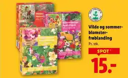Lidl Vilde og sommer- blomster- frøblanding tilbud