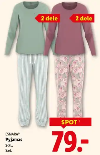 Lidl ESMARA Pyjamas tilbud