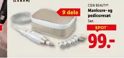 Lidl Cien beautyⓡ manicure- og pedicuresæt tilbud