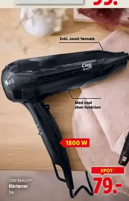 Lidl Cien beautyⓡ hårtørrer tilbud