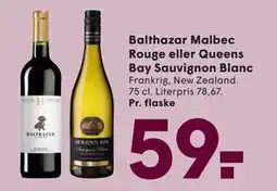 SPAR Balthazar Malbec Rouge eller Queens Bay Sauvignon Blanc tilbud