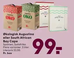 SPAR Økologisk Augustina eller South African Bay Cape tilbud