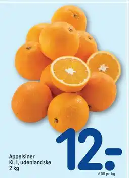 REMA 1000 Appelsiner Kl. I, udenlandske 2 kg tilbud