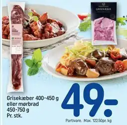 REMA 1000 Grisekæber 400-450 g eller mørbrad 450-750 g Pr. stk tilbud