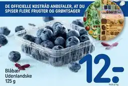 REMA 1000 Blåbær Udenlandske 125 g tilbud