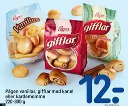 REMA 1000 Pågen vanillas, gifflar med kanel eller kardemomme 220-300 g tilbud