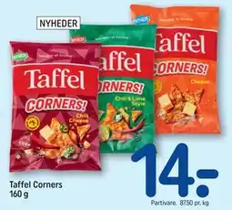 REMA 1000 Taffel Corners 160 g tilbud