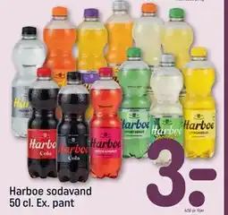 REMA 1000 Harboe sodavand 50 cl. Ex. pant tilbud