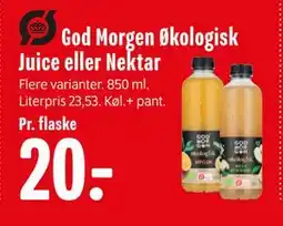 Min Købmand God Morgen Økologisk Juice eller Nektar tilbud