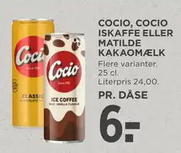 MENY COCIO, COCIO ISKAFFE ELLER MATILDE KAKAOMÆLK tilbud