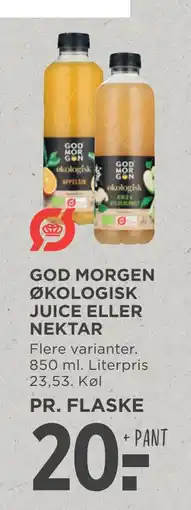 MENY GOD MORGEN ØKOLOGISK JUICE ELLER NEKTAR tilbud