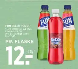 MENY FUN ELLER SCOOP tilbud