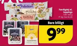 Løvbjerg Færdigdej el. toppings tilbud