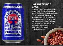 MENY JAPANESE RICE LAGER tilbud