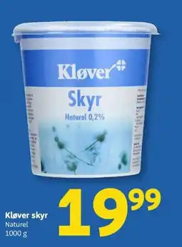 Løvbjerg Kløver skyr Naturel tilbud