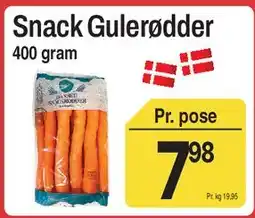 ABC Lavpris Snack Gulerødder tilbud