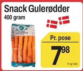 ABC Lavpris Snack Gulerødder tilbud