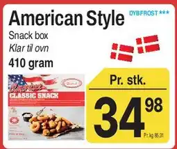 ABC Lavpris American Style Snack box tilbud