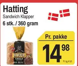 ABC Lavpris Hatting Sandwich Klapper tilbud